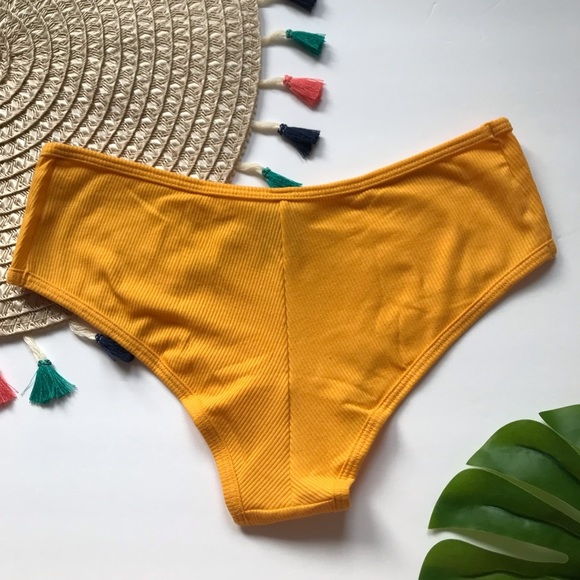 Victoria’s Secret PINK Cotton Cheekster Panty Gold Glow Gameday Vibes NEW - Picture 2 of 3